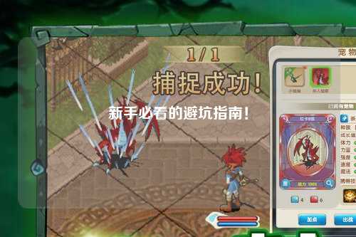 新手必看的避坑指南!