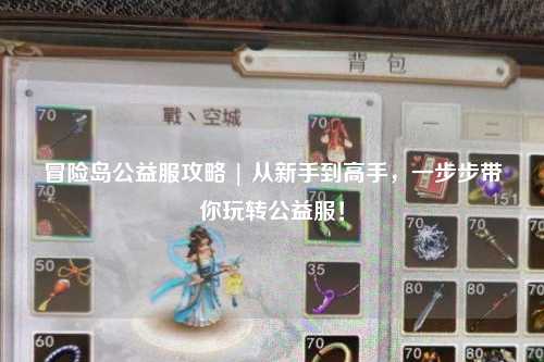 冒险岛公益服攻略 | 从新手到高手，一步步带你玩转公益服！