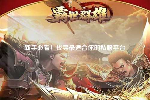 新手必看！找寻最适合你的私服平台