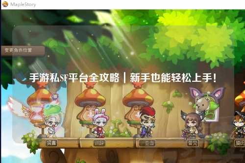 手游私SF平台全攻略｜新手也能轻松上手！