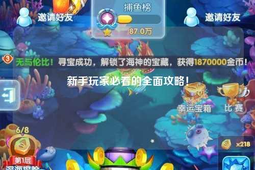 新手玩家必看的全面攻略!