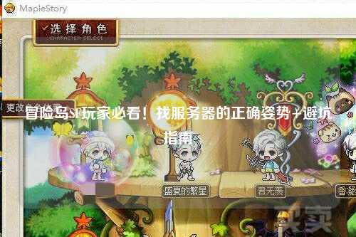 冒险岛SF玩家必看!找服务器的正确姿势+避坑指南