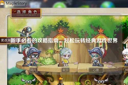新手必看的攻略指南,轻松玩转经典游戏世界