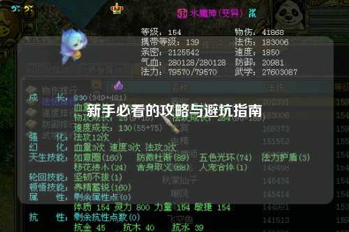 新手必看的攻略与避坑指南