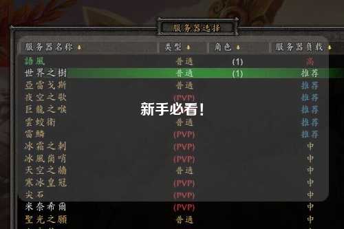 新手必看!