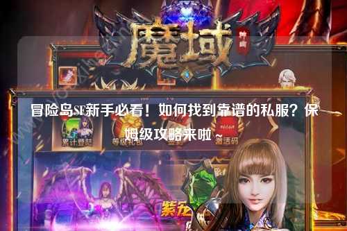 冒险岛SF新手必看!如何找到靠谱的私服?保姆级攻略来啦~