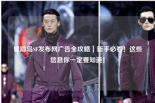 冒险岛SF发布网广告全攻略｜新手必看！这些信息你一定要知道！