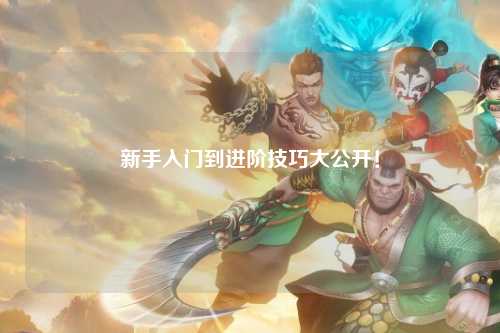 新手入门到进阶技巧大公开!