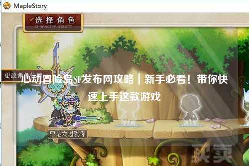 心动冒险岛SF发布网攻略｜新手必看！带你快速上手这款游戏