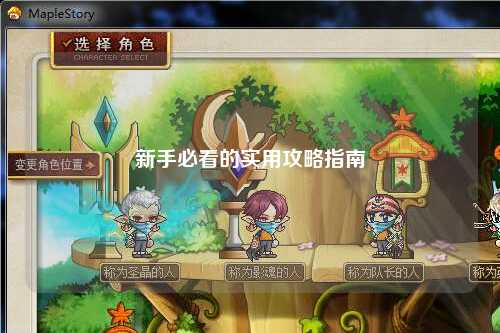新手必看的实用攻略指南