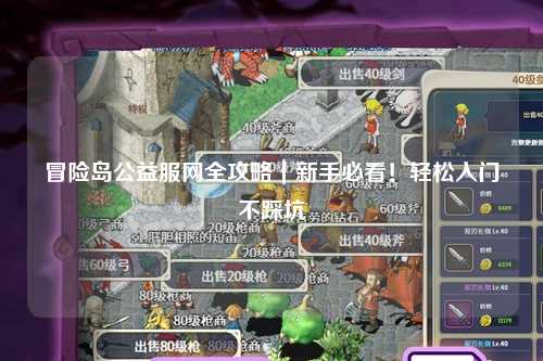 冒险岛公益服网全攻略｜新手必看！轻松入门不踩坑