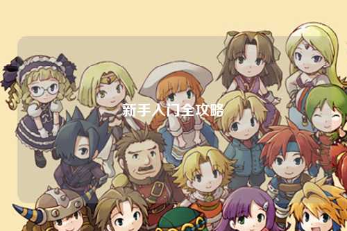 新手入门全攻略