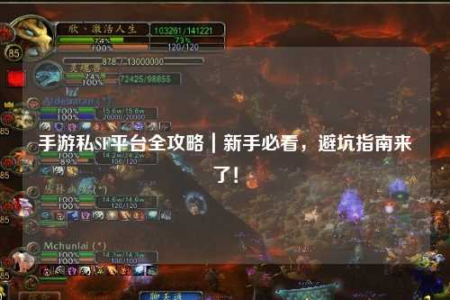 手游私SF平台全攻略｜新手必看，避坑指南来了！