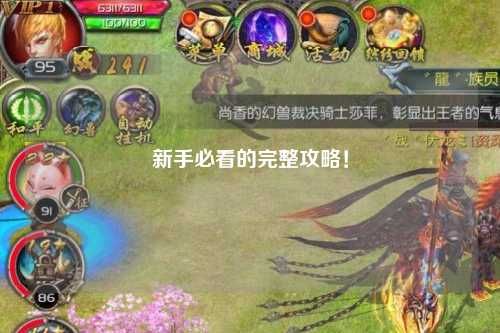 新手必看的完整攻略！