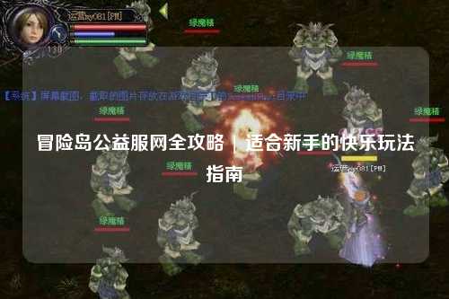 冒险岛公益服网全攻略 | 适合新手的快乐玩法指南
