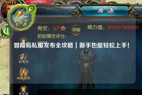 冒险岛私服发布全攻略|新手也能轻松上手!