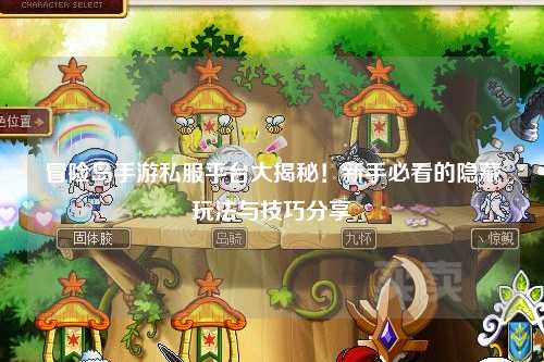 冒险岛手游私服平台大揭秘!新手必看的隐藏玩法与技巧分享✨