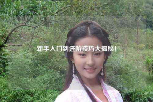 新手入门到进阶技巧大揭秘！