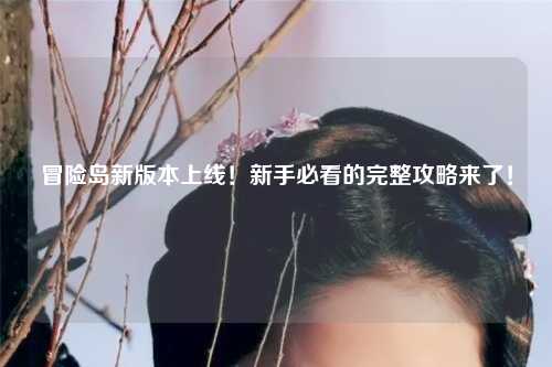 冒险岛新版本上线！新手必看的完整攻略来了！✨